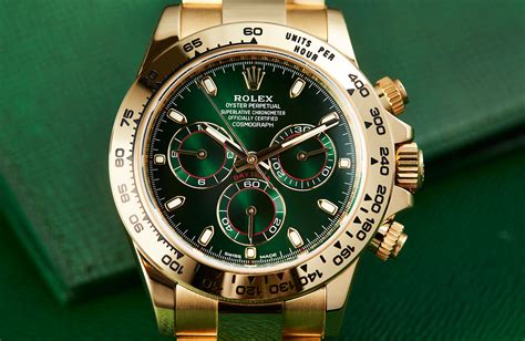 gold and green rolex|rolex gold with green face.